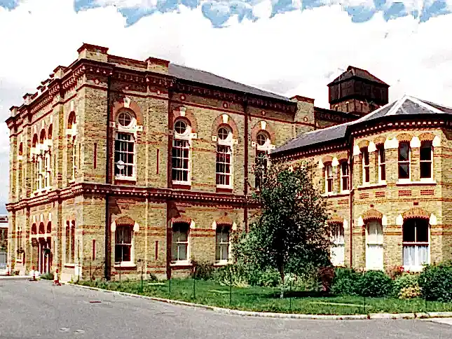 The exterior of the Cinema Museum - housed in a former workhouse, built in the 19th century [temporary placeholder - new image required].