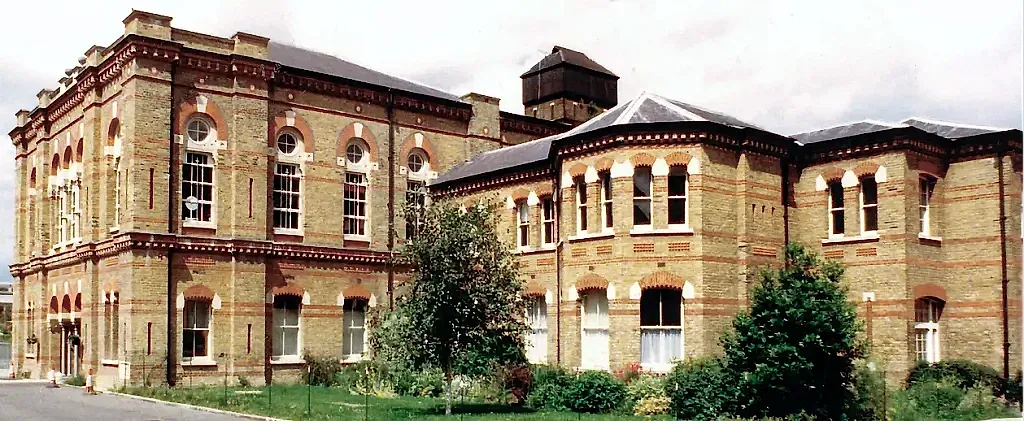 Wide angle photo of the exterior of the Museum, showing The Master's House, the administration block of the former Lambeth Workhouse.
